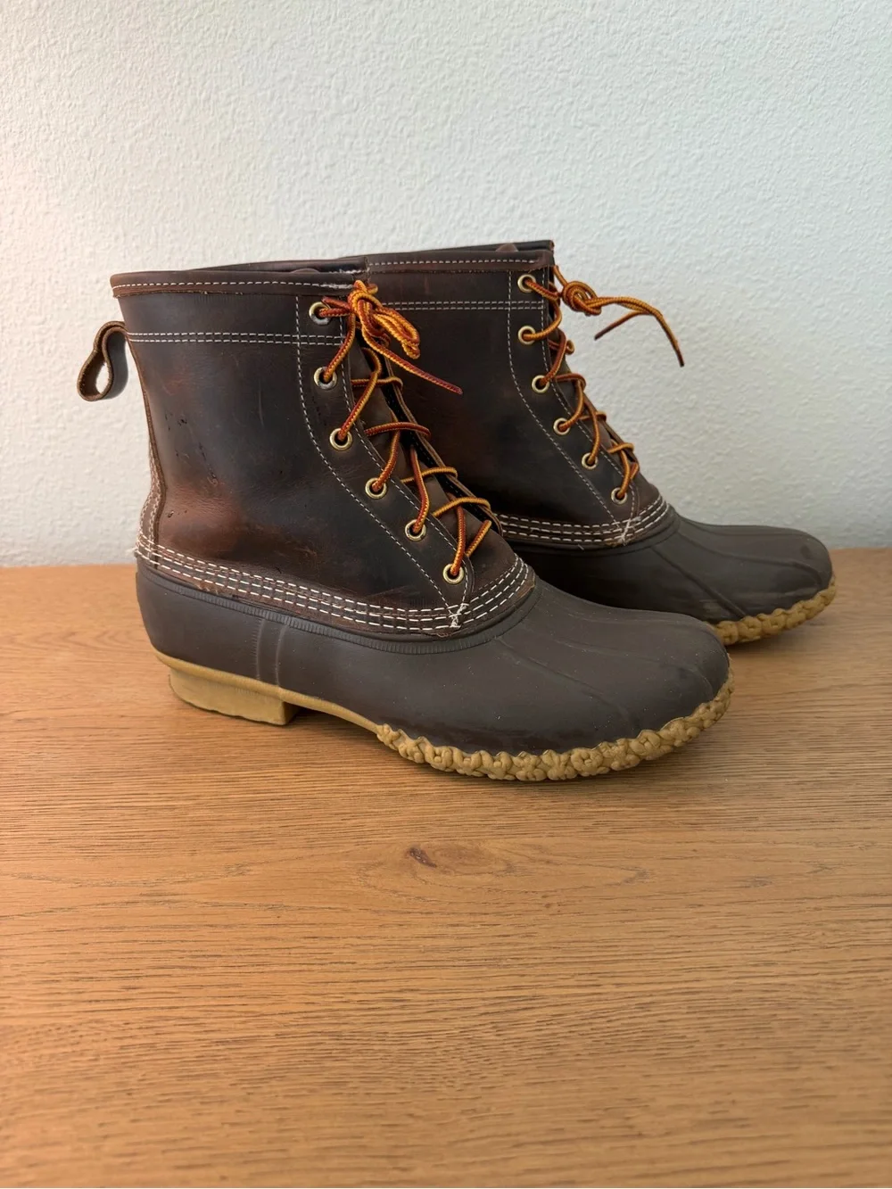 L.L. Bean rugged leather